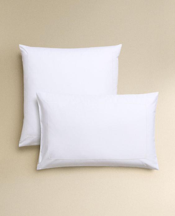 SCALLOPED EDGE COTTON PERCALE PILLOWCASE (800 THREAD COUNT)