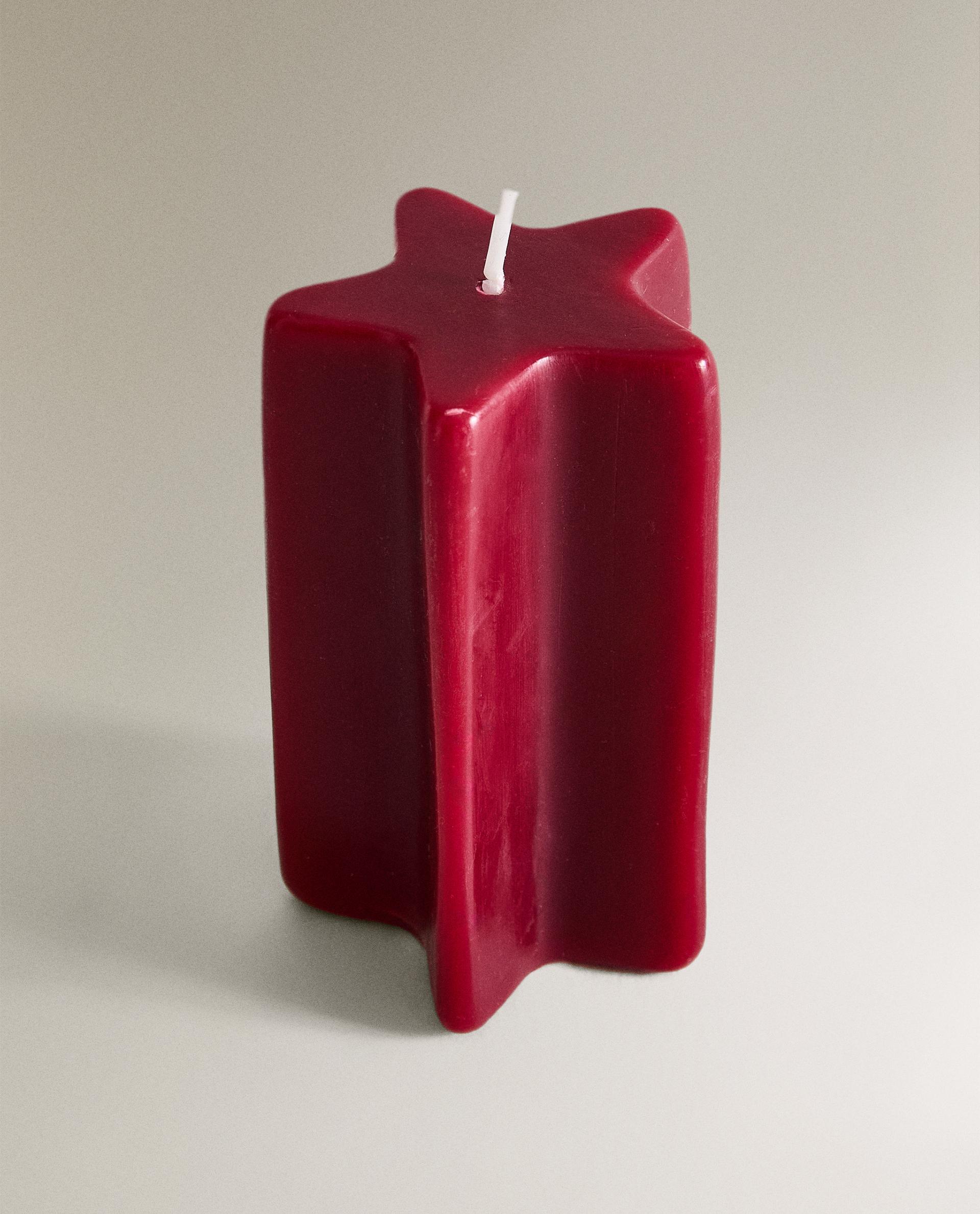 TALL CHRISTMAS STAR CANDLE Zara Home Malta