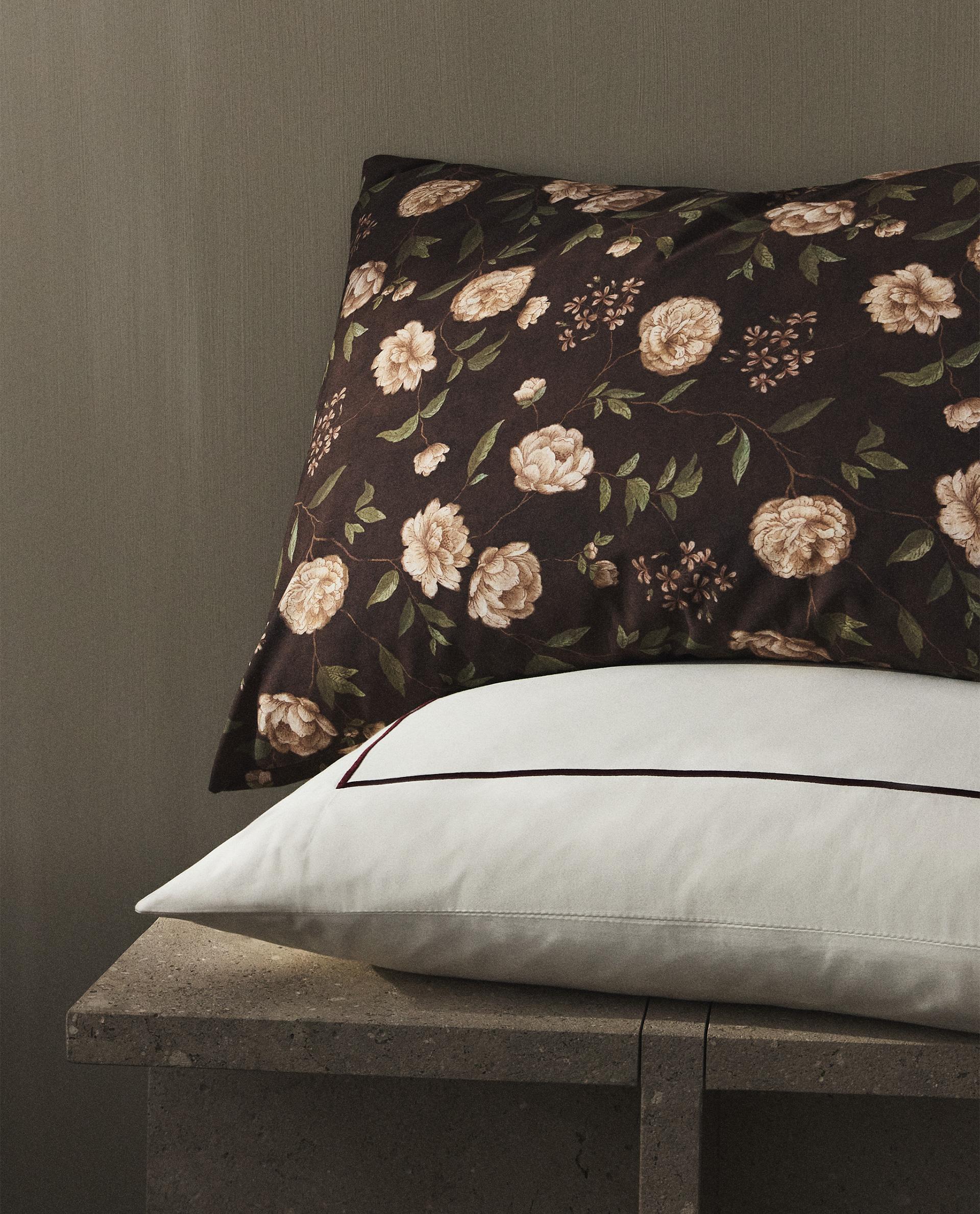 ザラホーム ZARA  刺繍 レース ベットカバー　枕カバー　セット 40124007307-a7.jpg?ts=