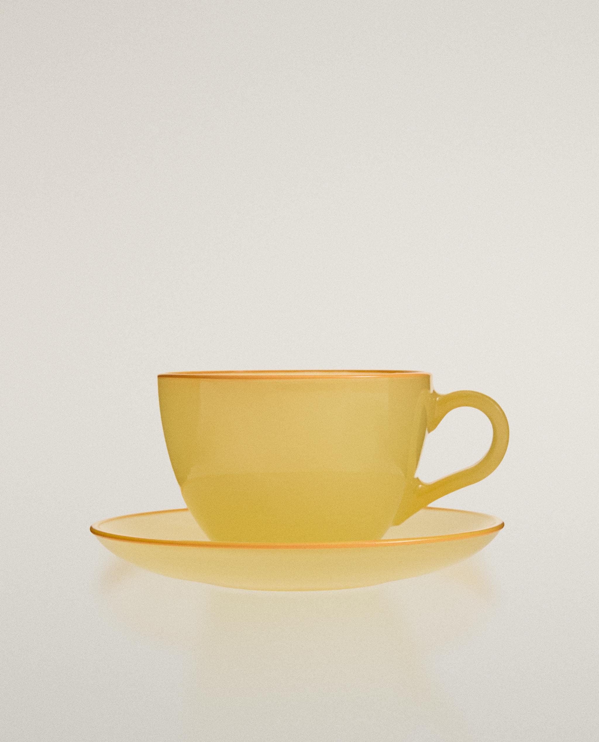 GLASS COFFEE CUP AND SAUCER product thumbnail 4