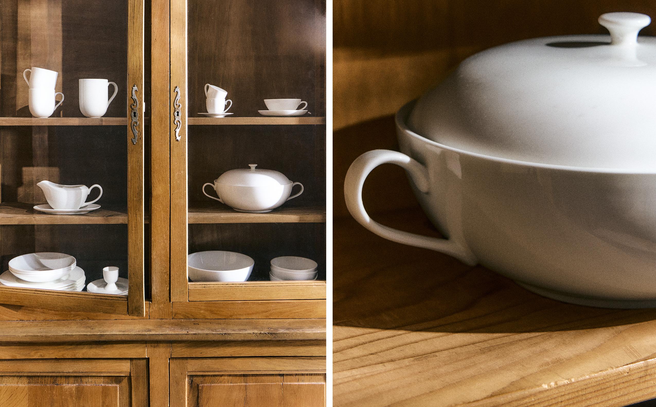 PLAIN BONE CHINA DINNER SET