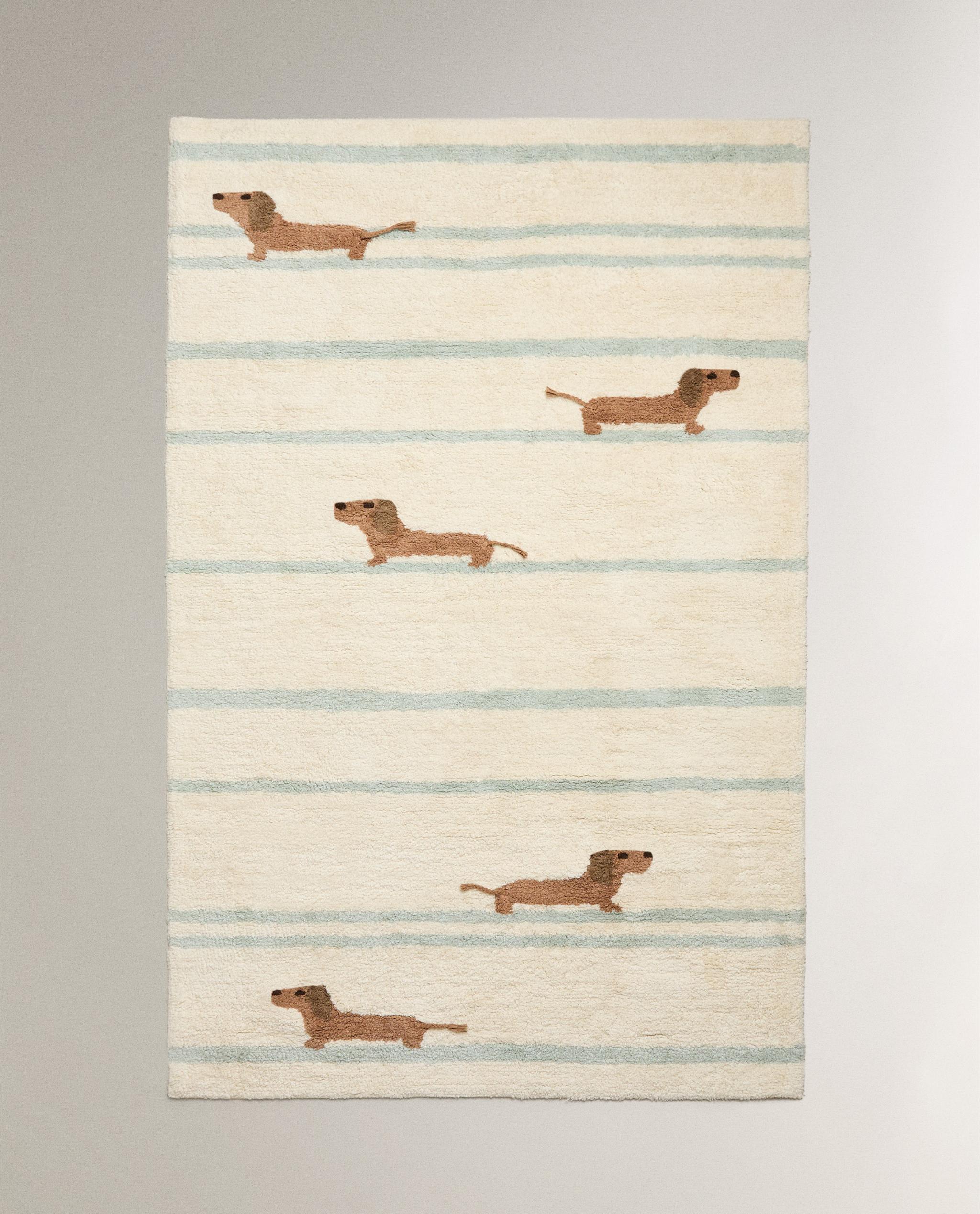KIDS' DOG DESIGN COTTON RUG product thumbnail 14