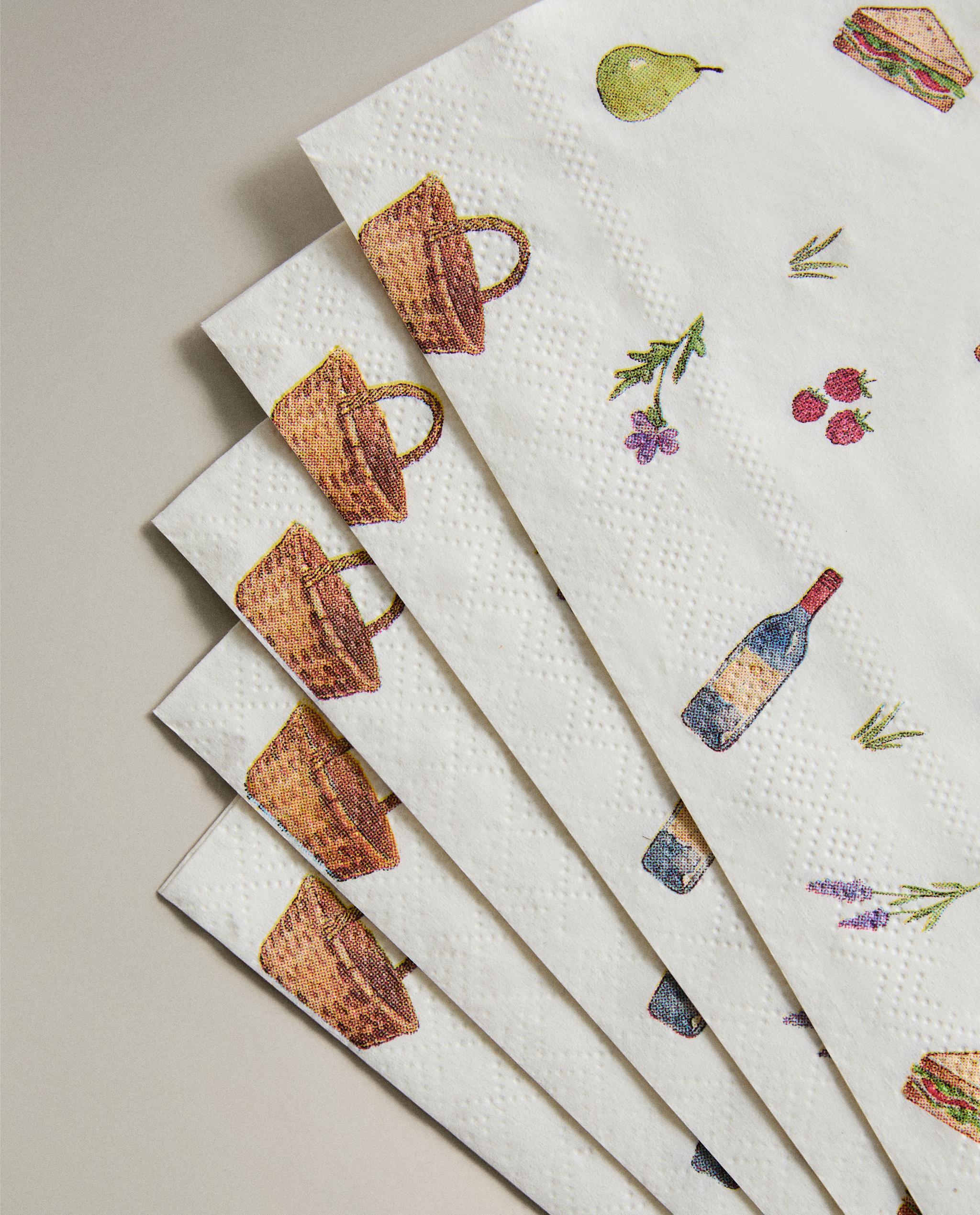 PACK OF PICNIC PAPER NAPKINS (PACK OF 20) product thumbnail 5