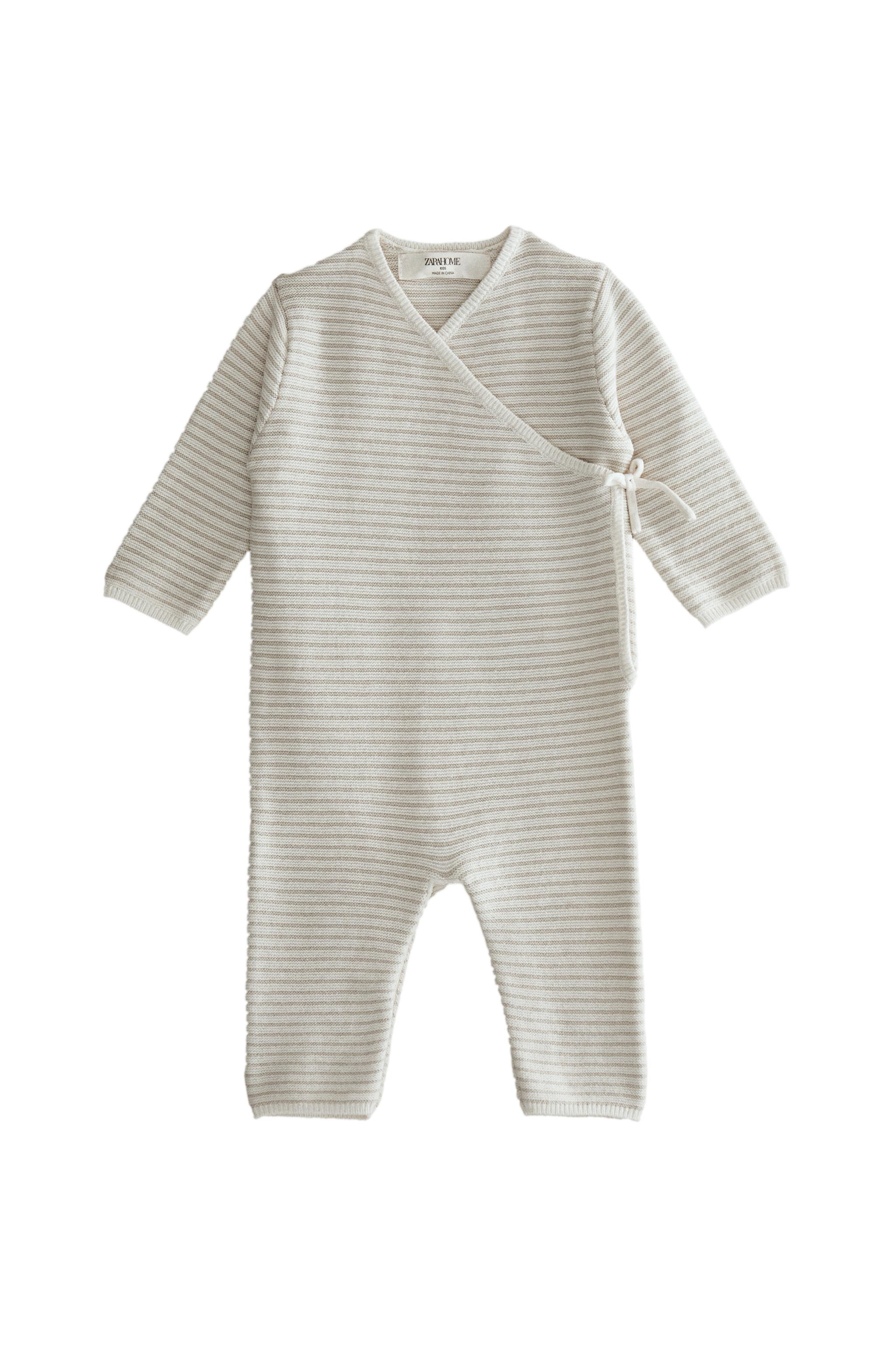 PAGLIACCETTO DA NEONATO IN COTONE E SETA