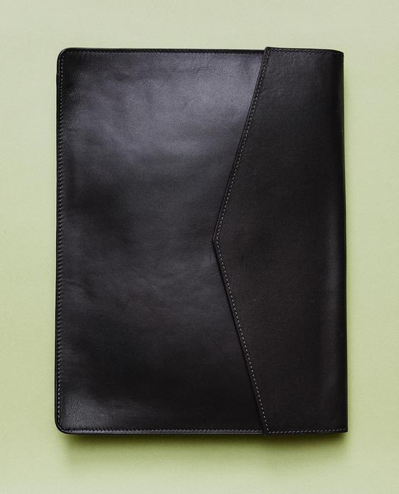 LEDER-DOKUMENTENMAPPE