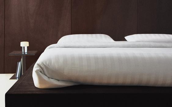 STRIPED SATEEN DUVET COVER (500 THREAD COUNT)