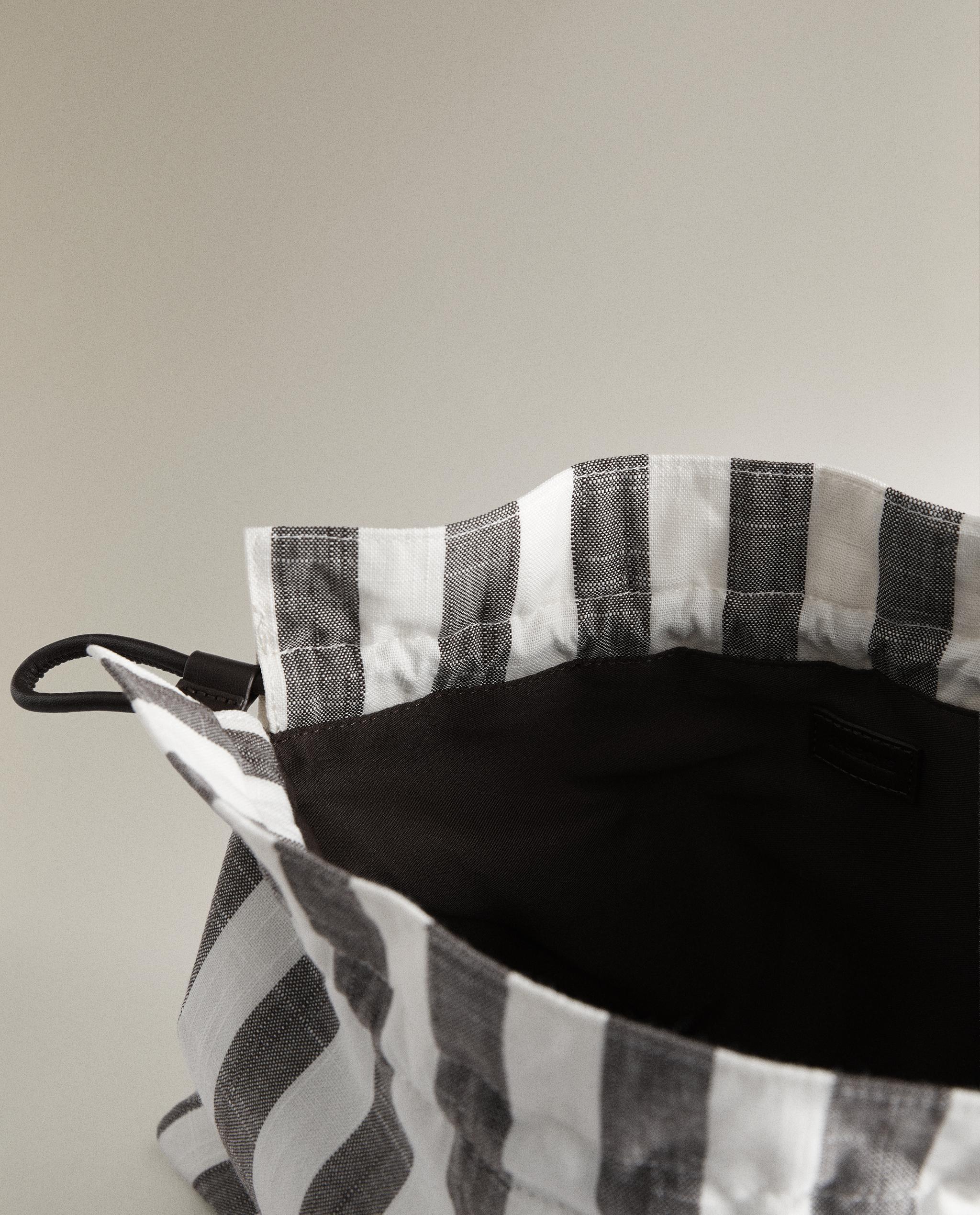 STRIPED MINI HANDBAG product thumbnail 4