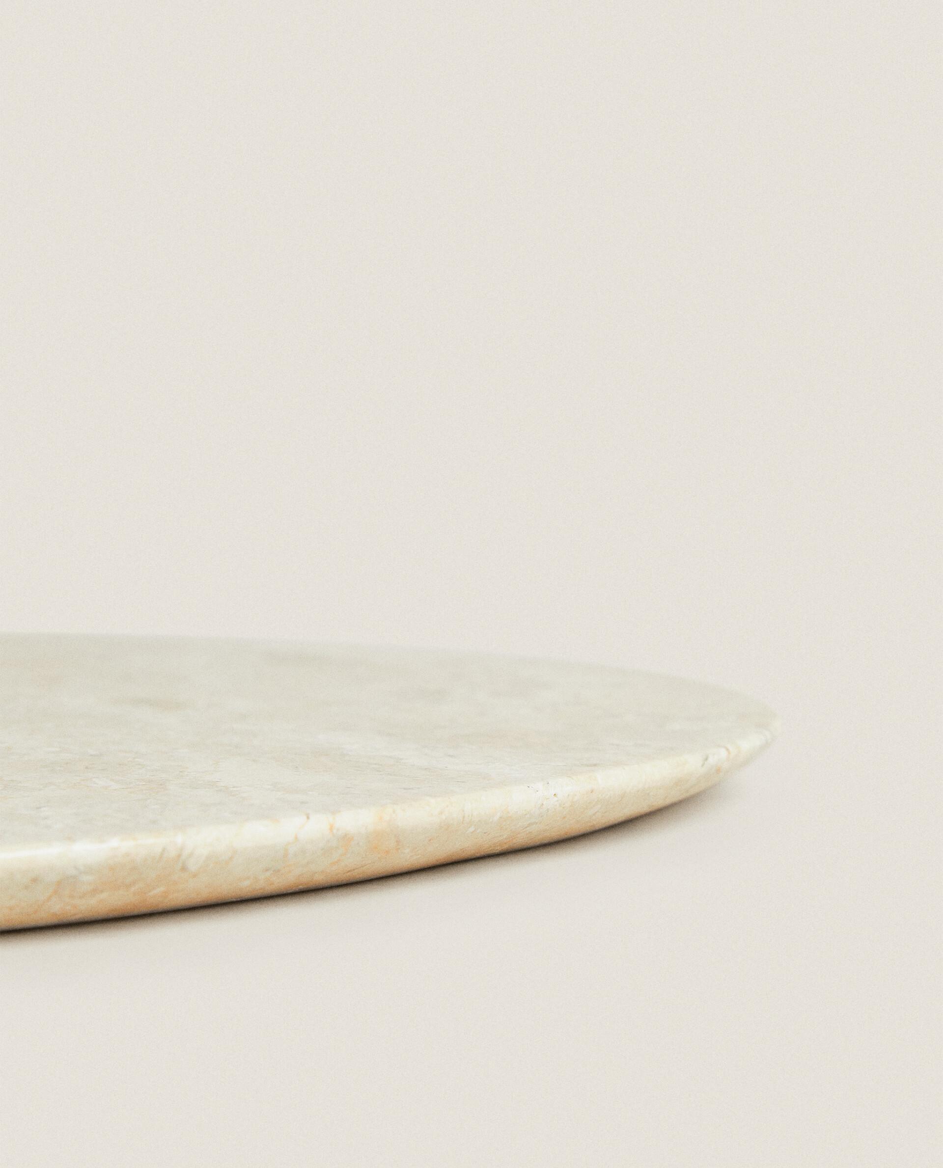 SALE【 ZARAHOME ザラホーム ブラック マーブル トレイ 大理石