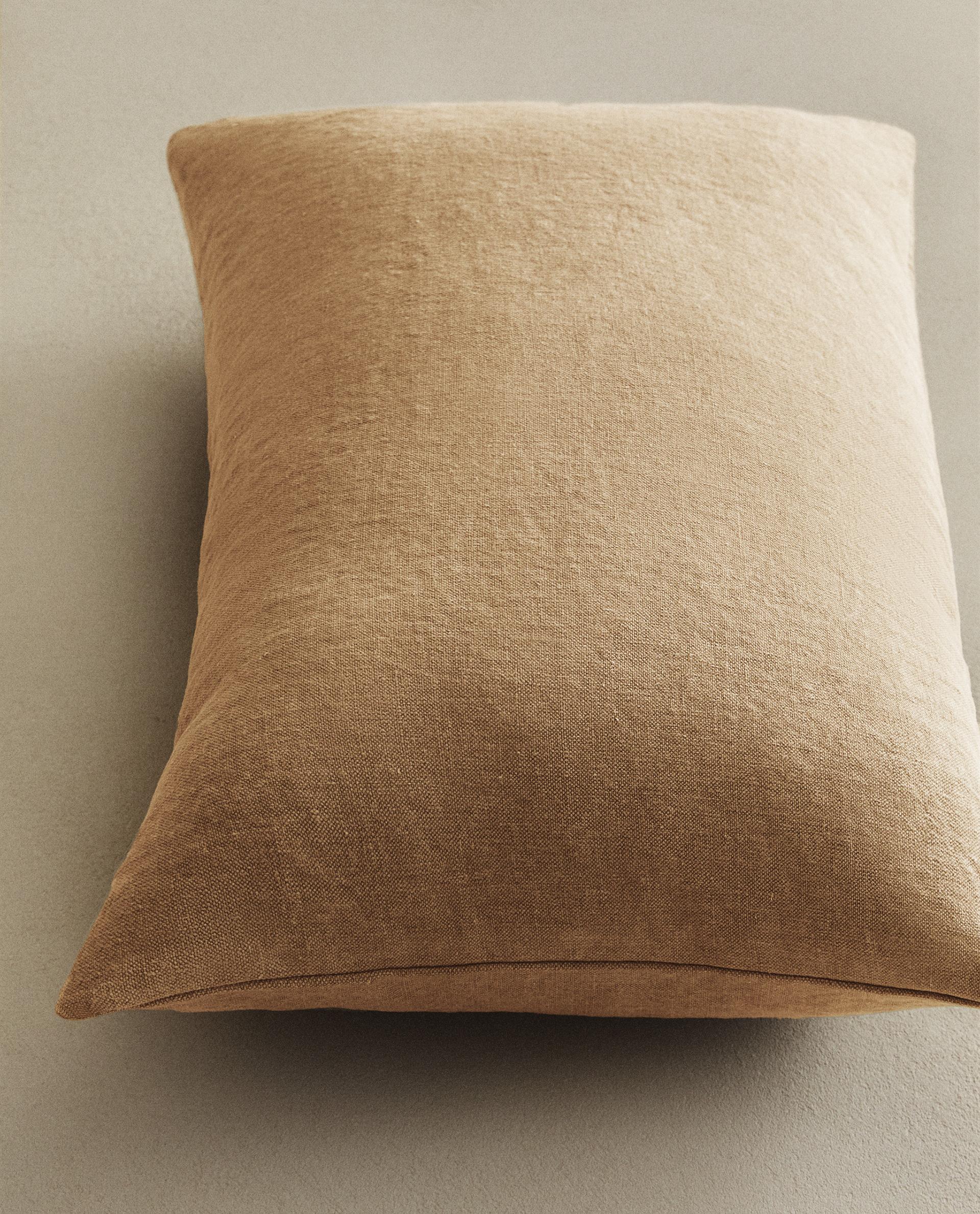 ウォッシュ加工 リネン クッションカバー | Zara Home 日本/Japan