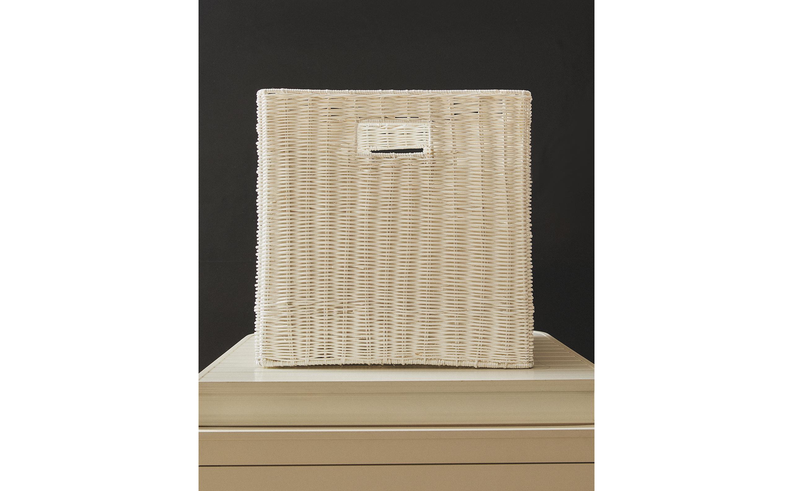SQUARE RATTAN BASKET