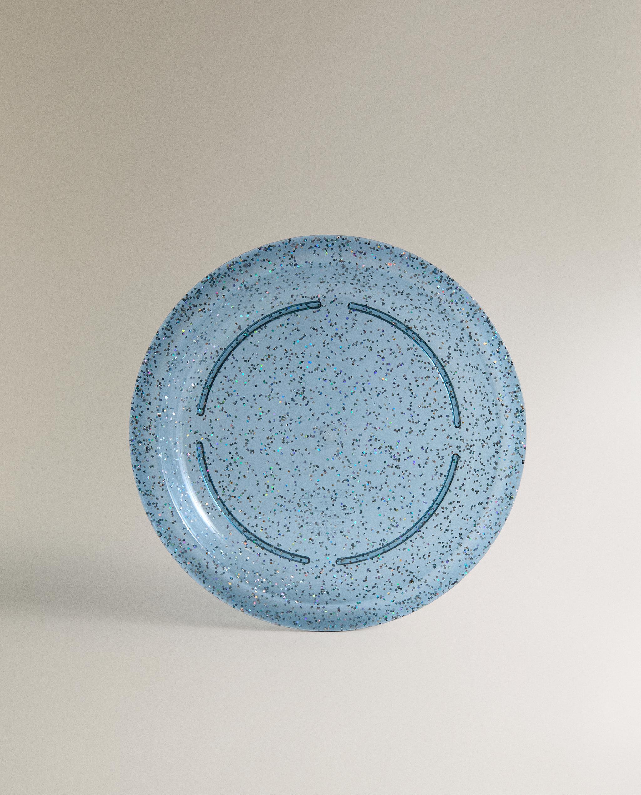 CHILDREN'S GLITTER TRITAN™ PLATE WITH STARS product thumbnail 4