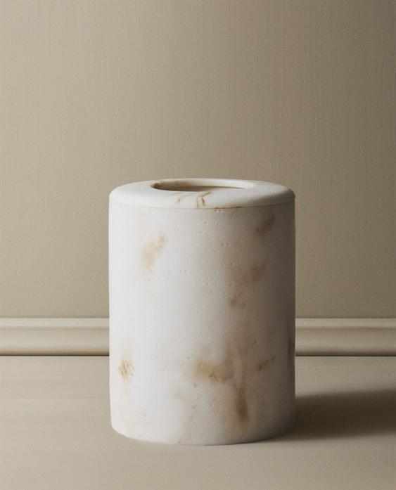 BOTE DE BASURA BAÑO EFECTO MÁRMOL