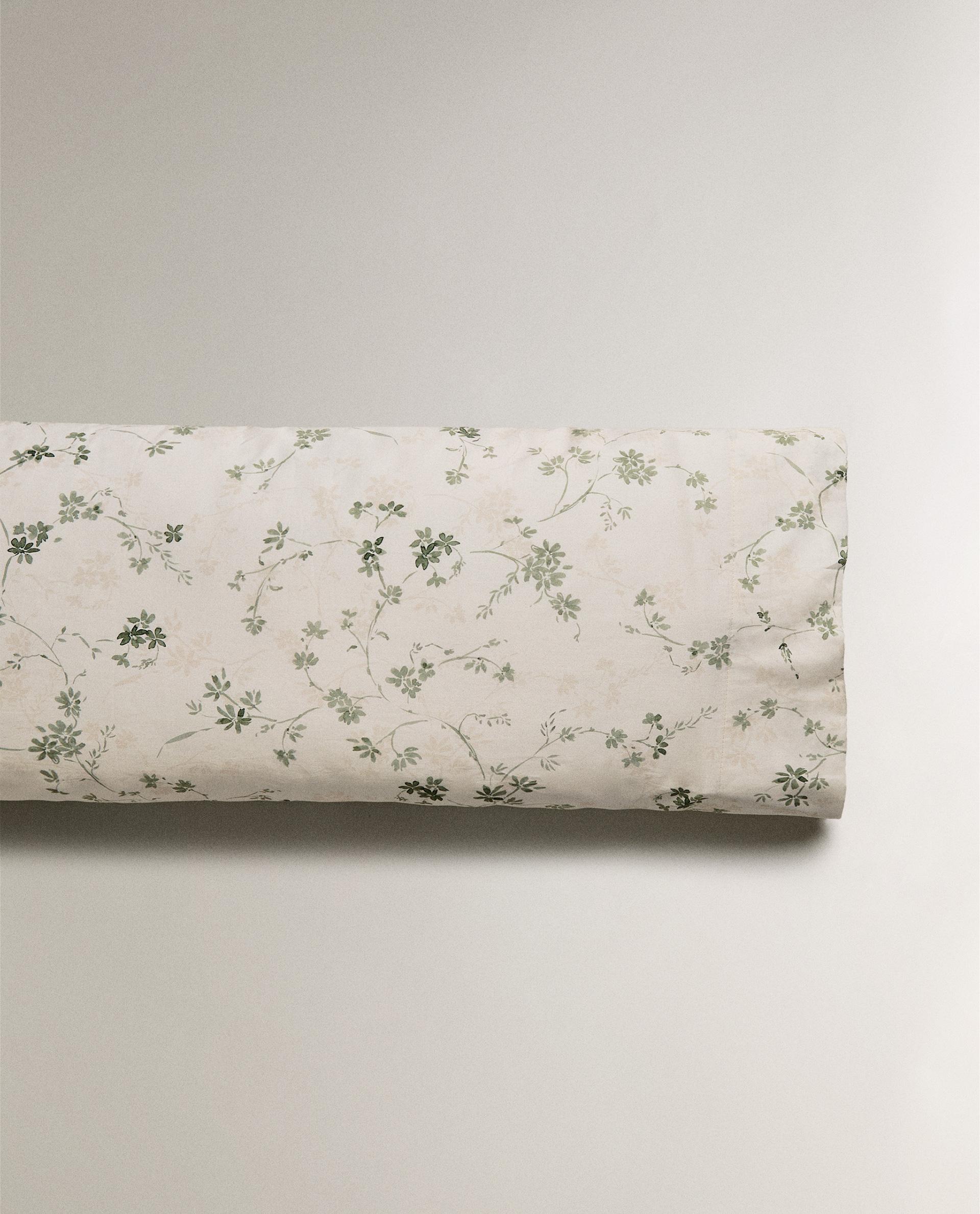 FLORAL PRINT PILLOWCASE