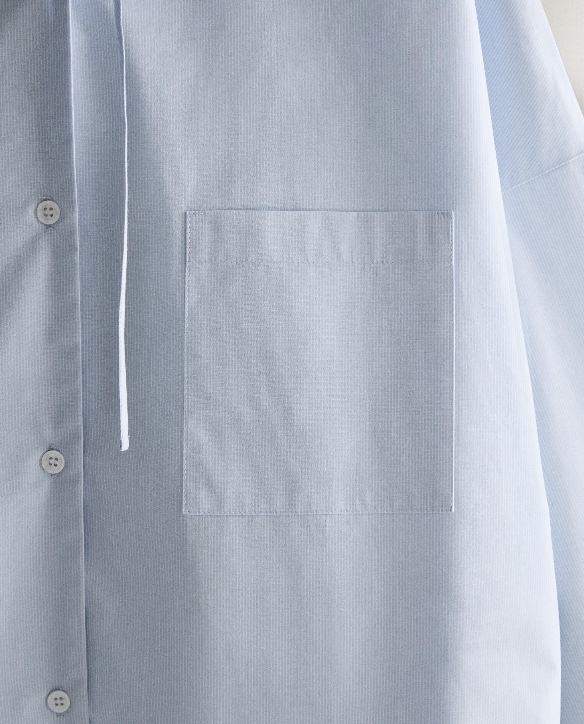 STRIPED SHIRT WITH HOOD product thumbnail 6