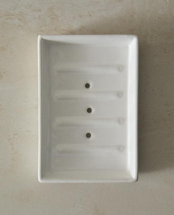 PORTE-SAVON SALLE DE BAIN FAÏENCE BLANCHE PORTE-SAVON SALLE DE BAIN FAÏENCE BLANCHE