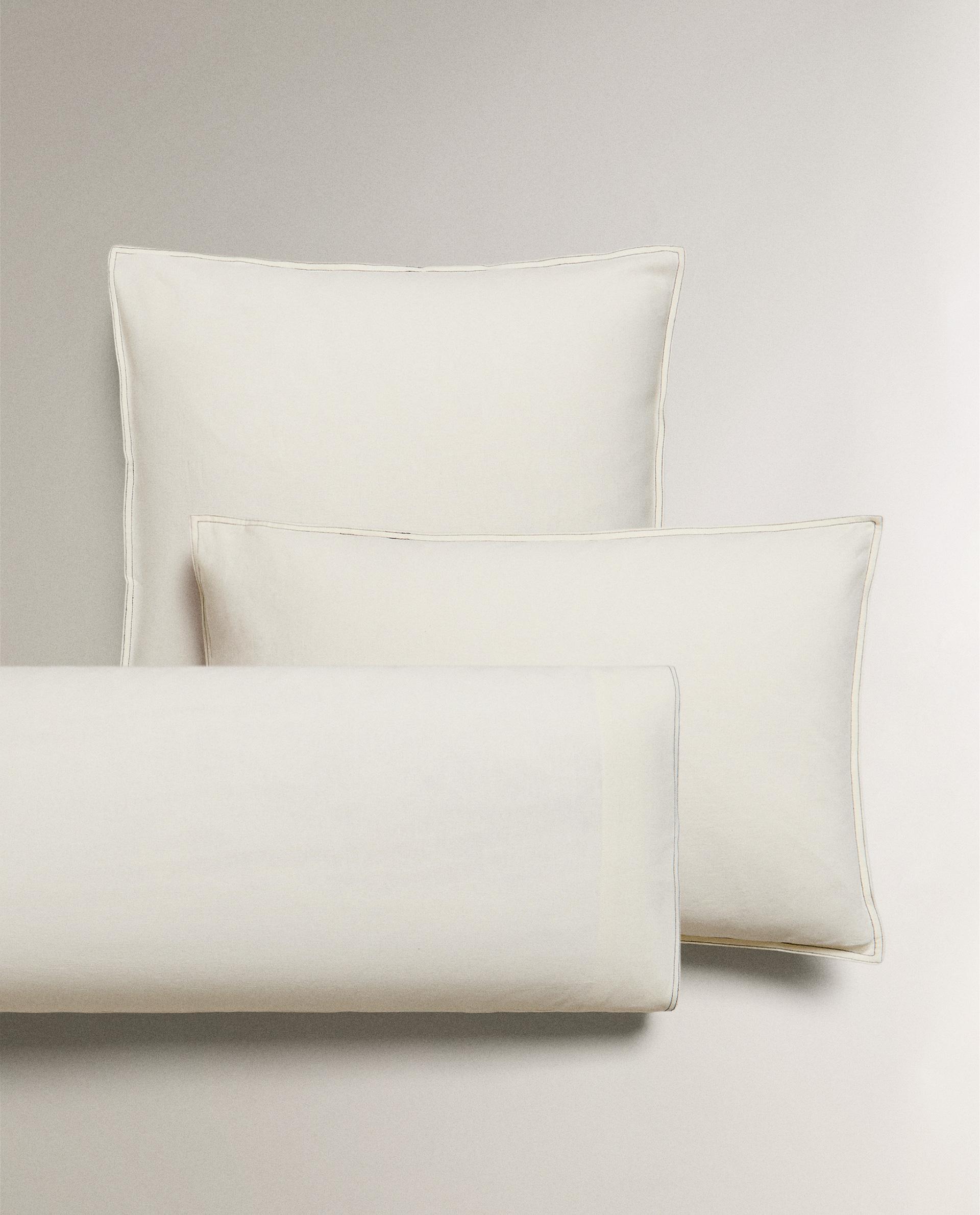 ZARA HOME　掛け布団カバー　ピロケース　新品未使用 パーケルコットン 掛け布団カバー（300スレッド） | Zara Home