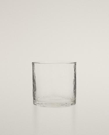 SZKLANKA Z MŁOTKOWANYM WZOREM