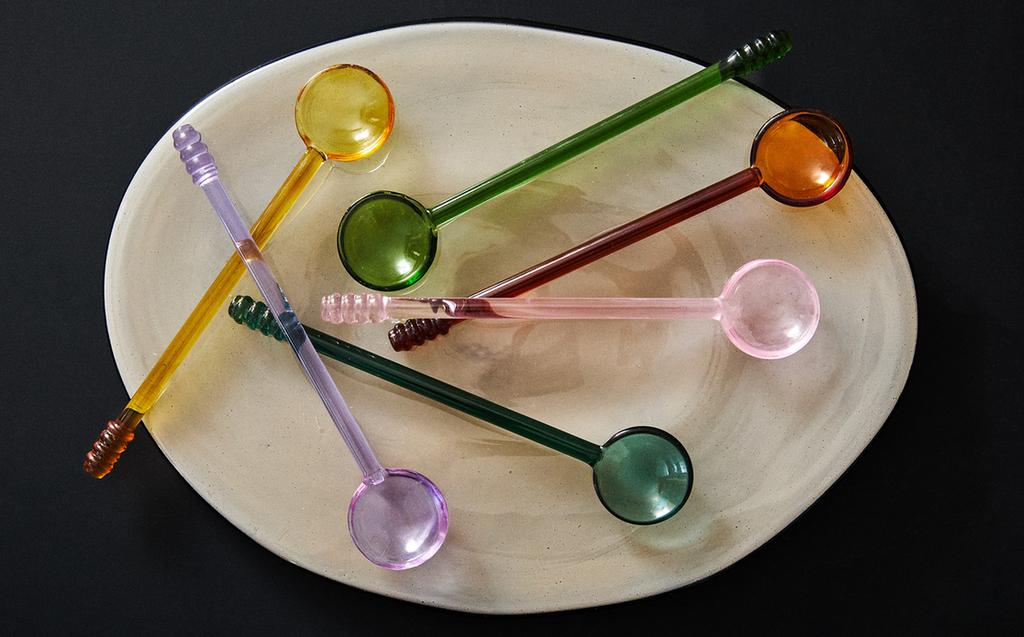 PACK CUCHARILLAS BOROSILICATO MULTICOLOR (PACK DE 6) PACK CUCHARILLAS BOROSILICATO MULTICOLOR (PACK DE 6)