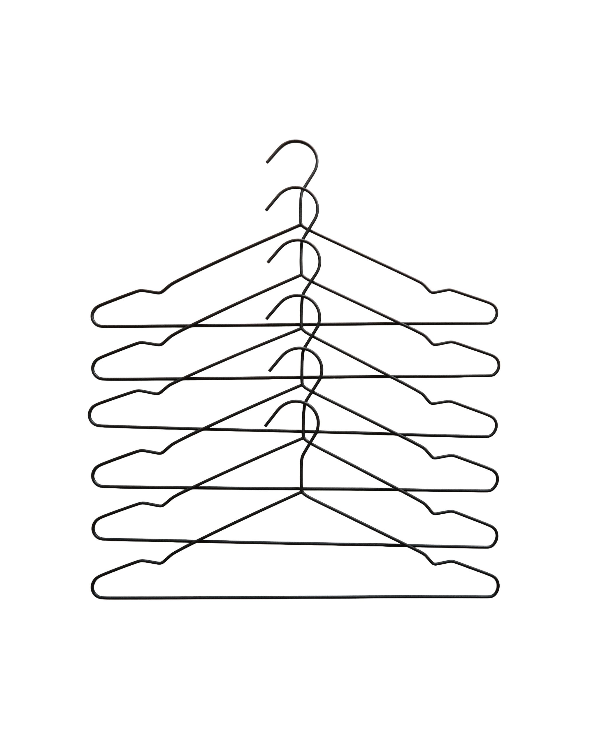 RUBBERISED HANGERS (PACK OF 6) product thumbnail 3