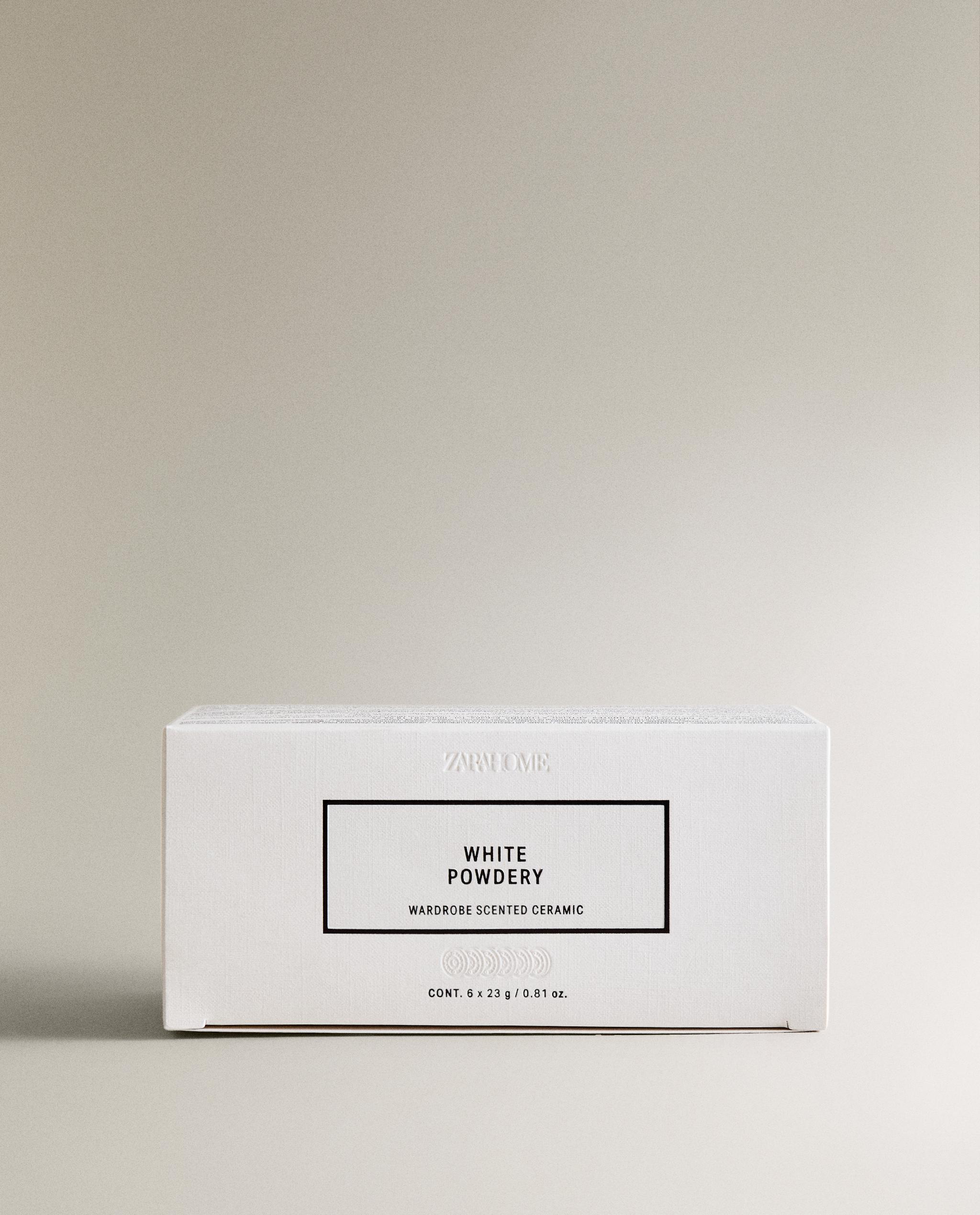 WHITE POWDERY SCENTED CERAMIC PACK (PACK OF 6) product thumbnail 2