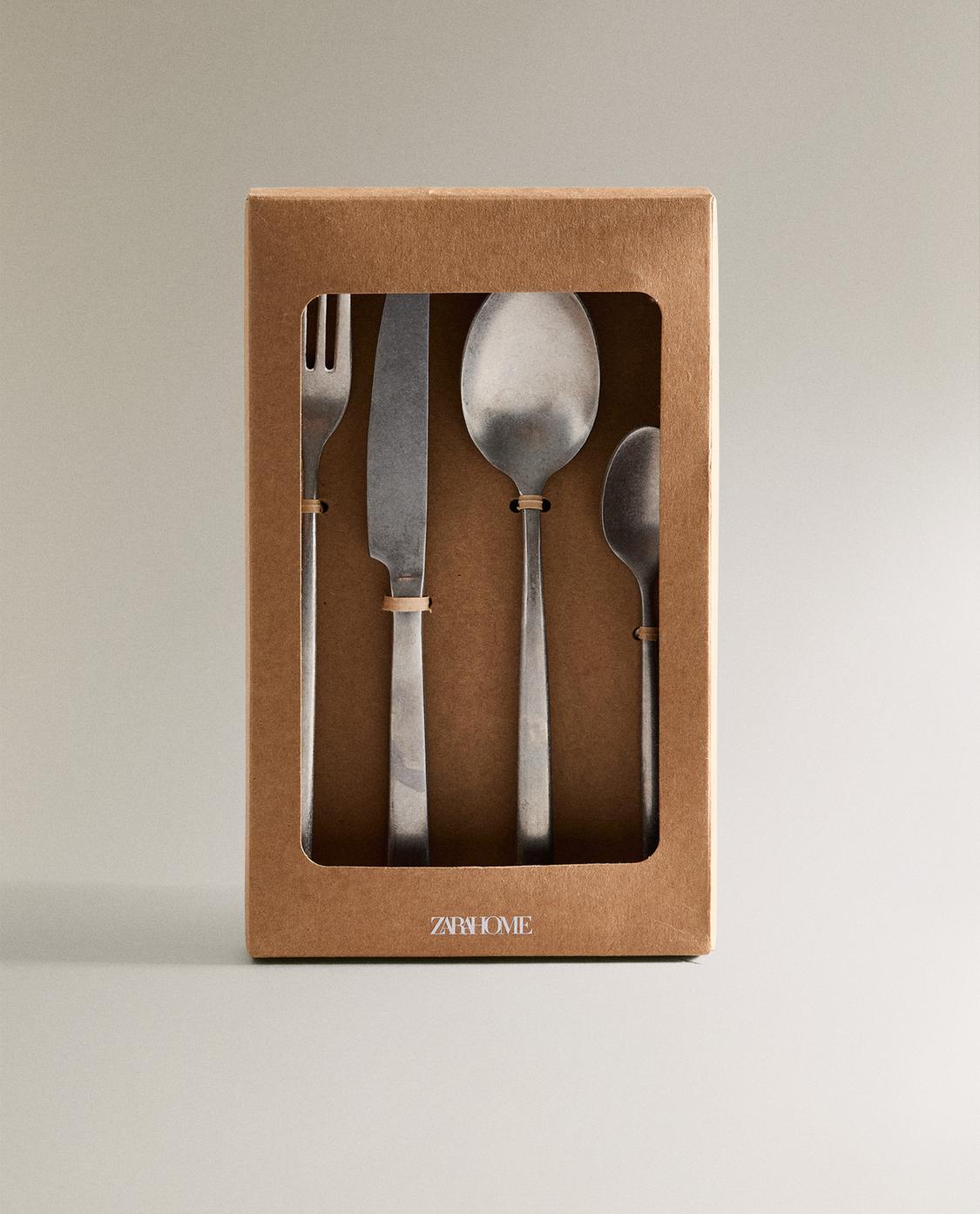 Posate da insalata | Acciaio inossidabile. 23,5 cm. | Brass