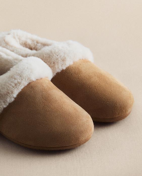 WARME KINDER-LEDERHAUSSCHUHE WARME KINDER-LEDERHAUSSCHUHE