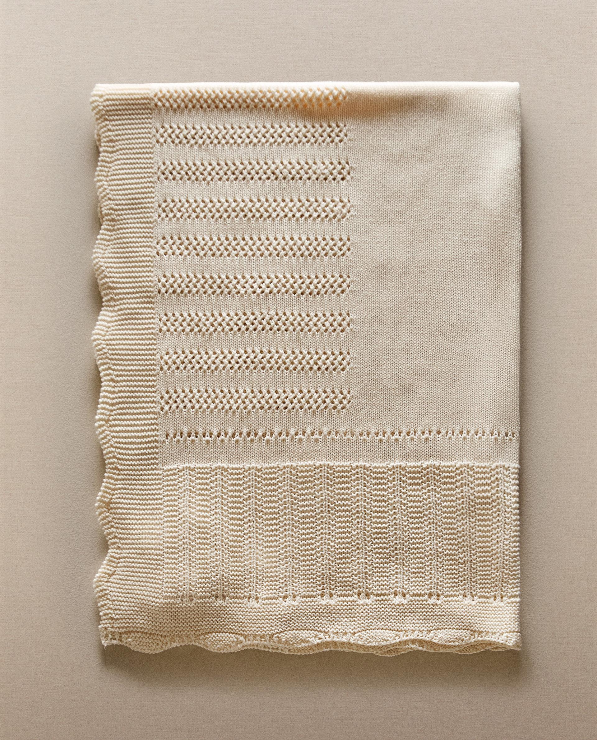 zara  ブランケット プレーン マルチパーパス ブランケット - ライトベージュ | ZARA Japan