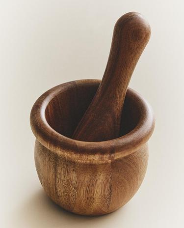 MORTERO MADERA ACACIA