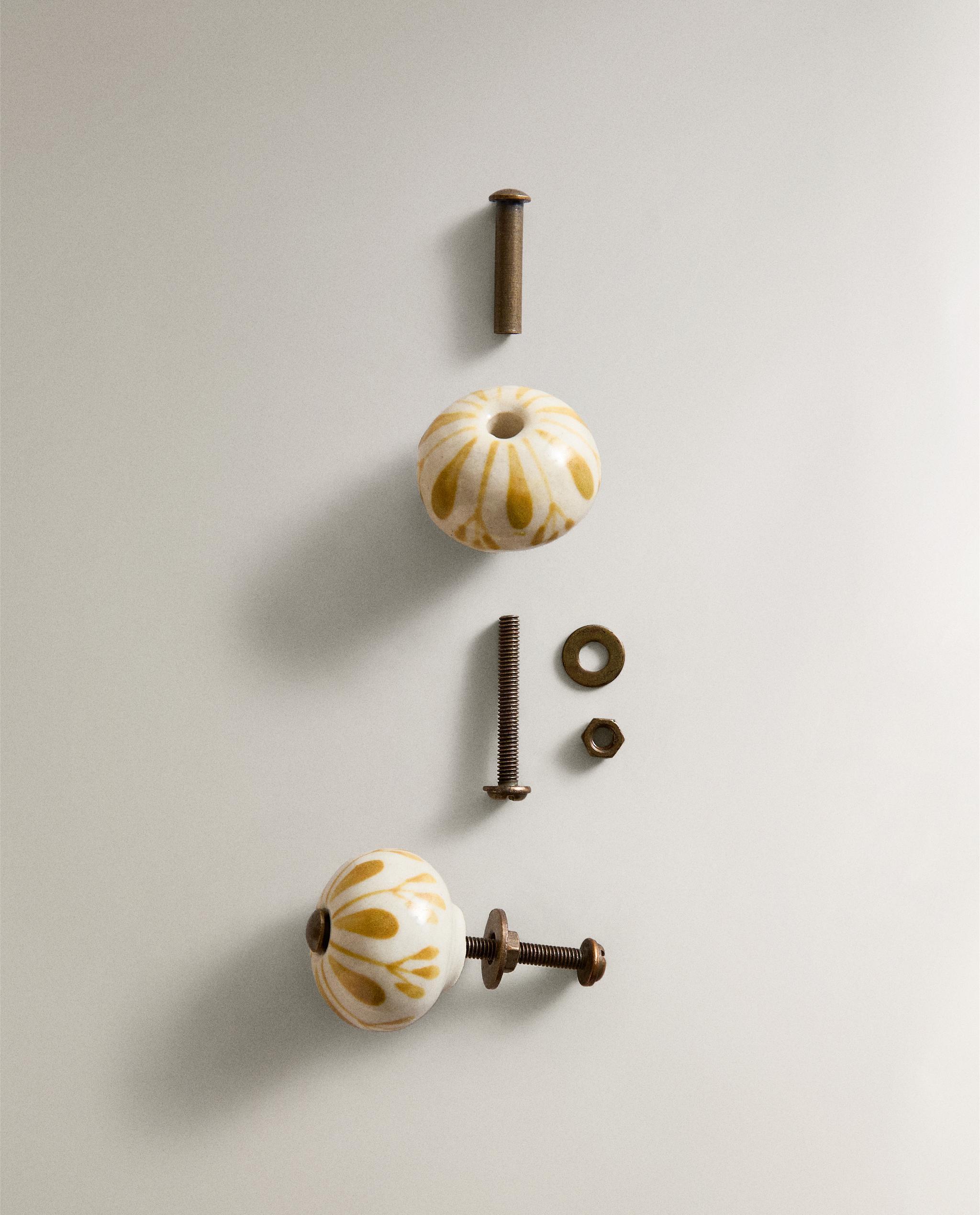 PACK OF CERAMIC FLOWER DOOR KNOBS (PACK OF 2) product thumbnail 14