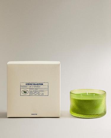 (500 G) BOUGIE PARFUMÉE LIME & PEPPERMINT