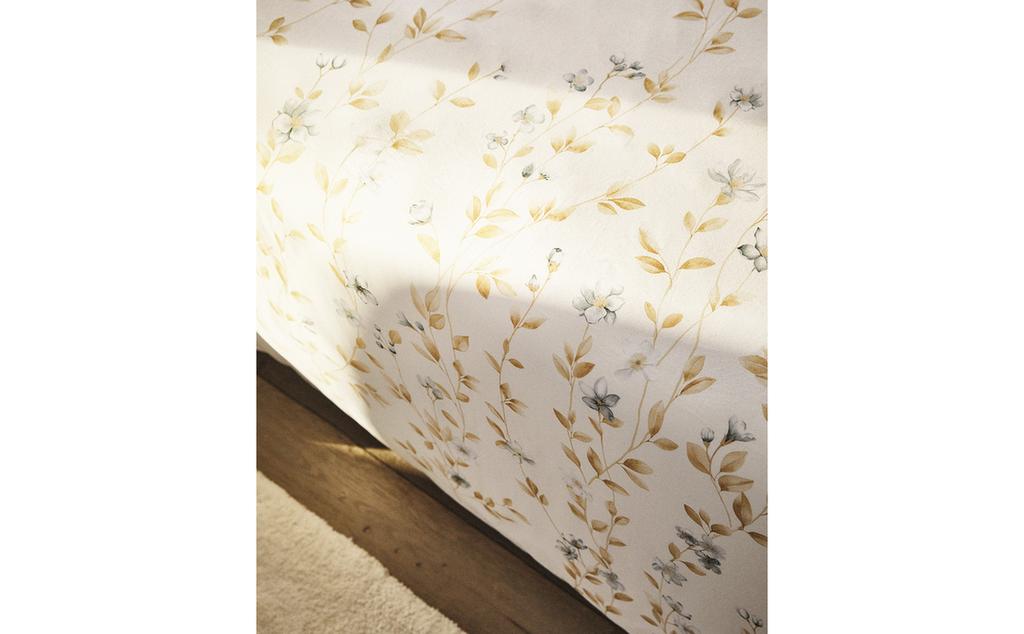 FLORAL PRINT DUVET COVER