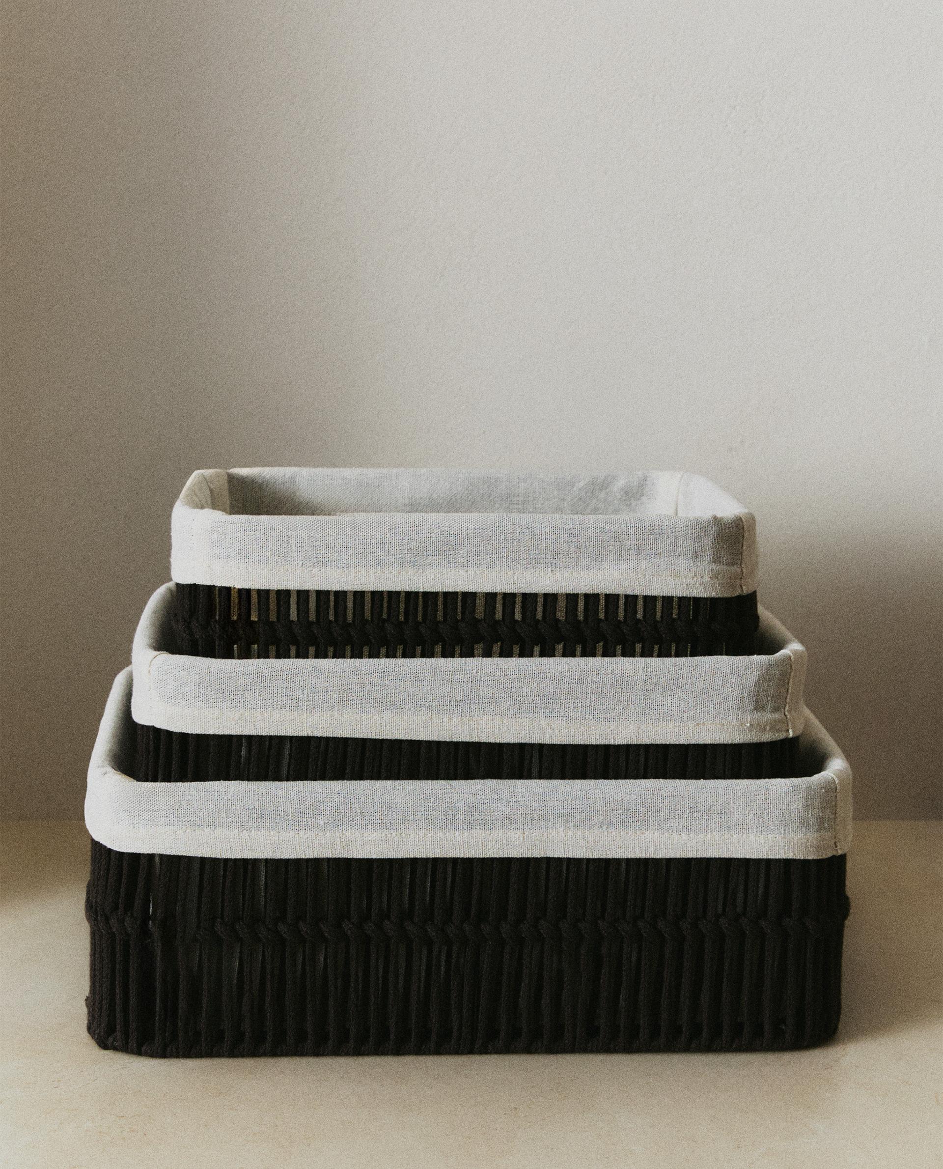 DİKDÖRTGEN PAMUK ASTARLI SEPET DİKDÖRTGEN PAMUK ASTARLI SEPET