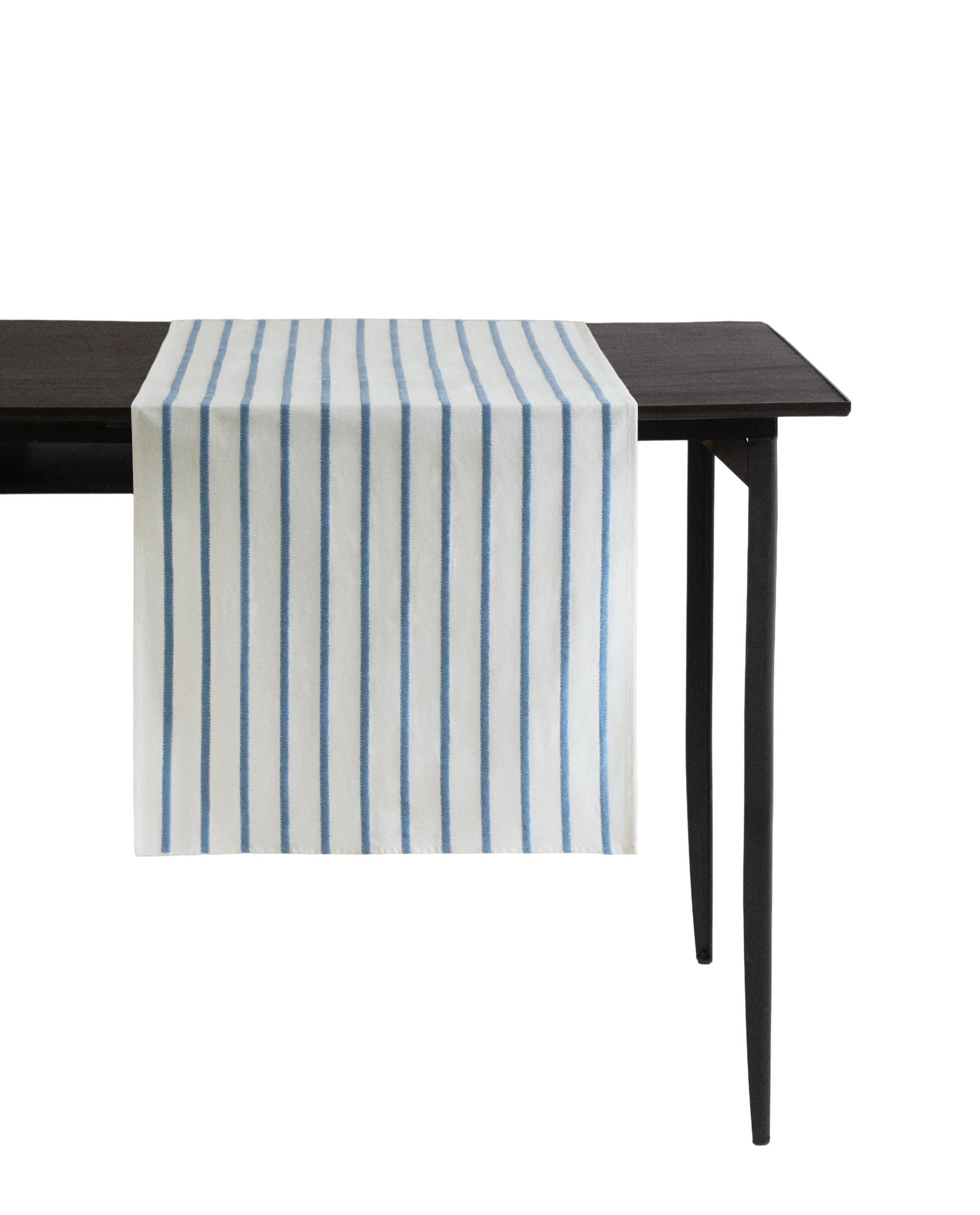 TABLE RUNNER WITH EMBROIDERED STRIPES product thumbnail 19