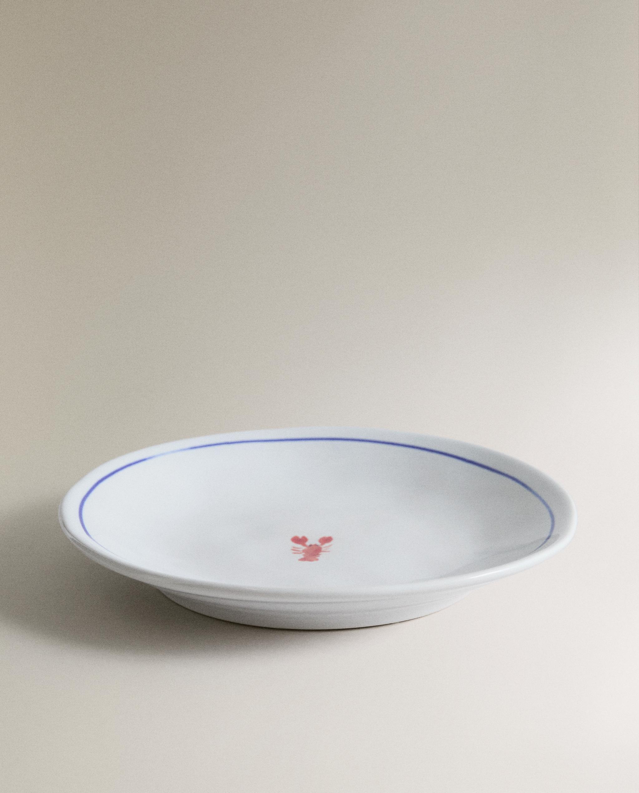 MARINE ANIMAL STONEWARE SIDE PLATE product thumbnail 3