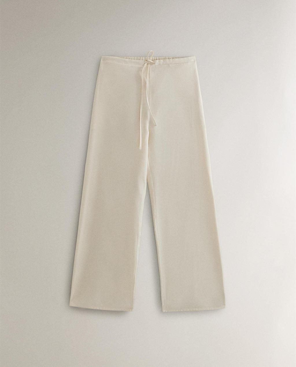 LONG FLANNEL TROUSERS