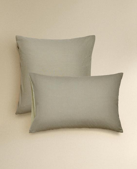 STRIPED SEERSUCKER PILLOWCASE