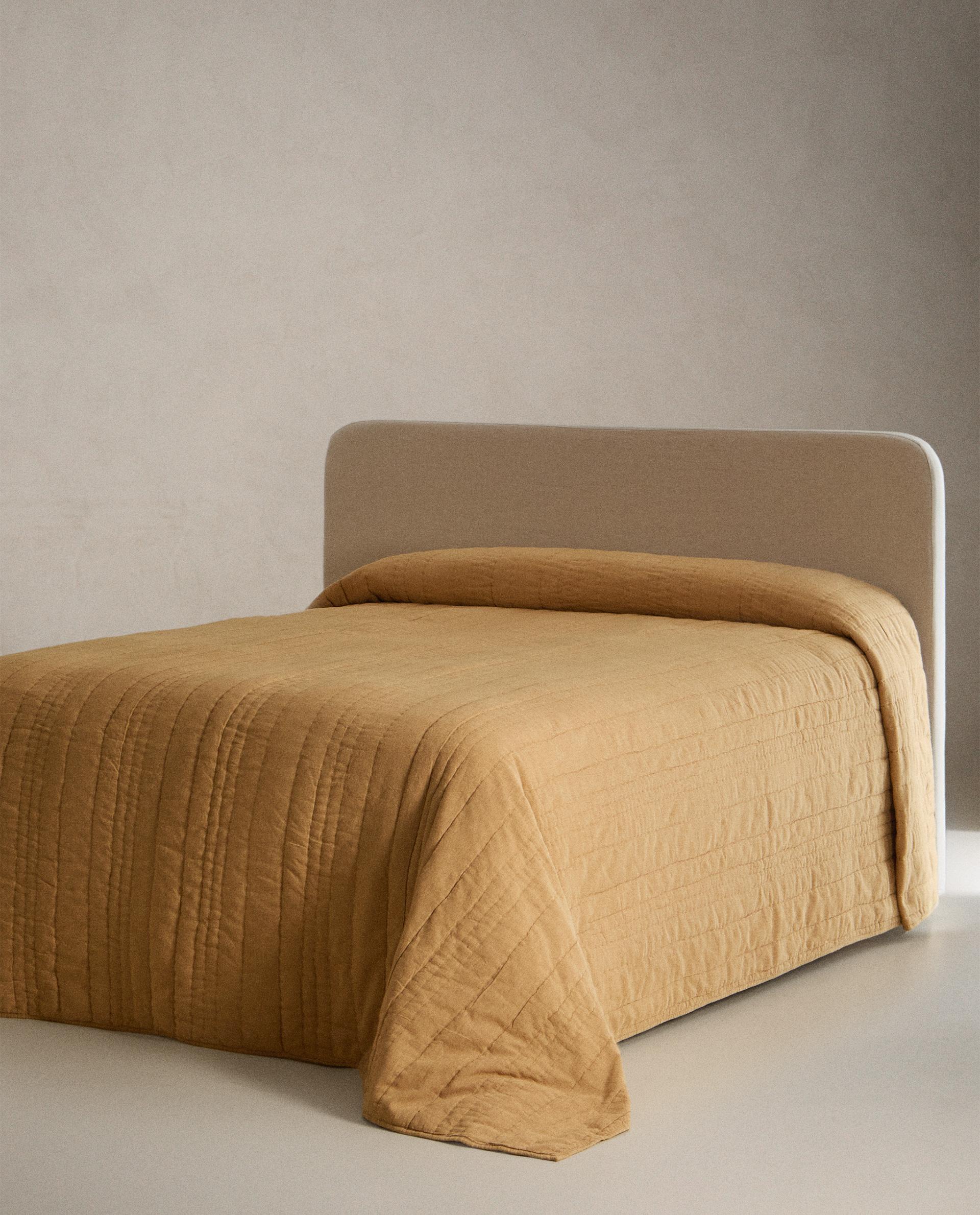 ザラホームZARAHOME⭐︎リネン100%掛け布団カバー　ブルー麻 2024高い素材 ザラホームZARAHOME⭐︎リネン100%掛け布団カバー