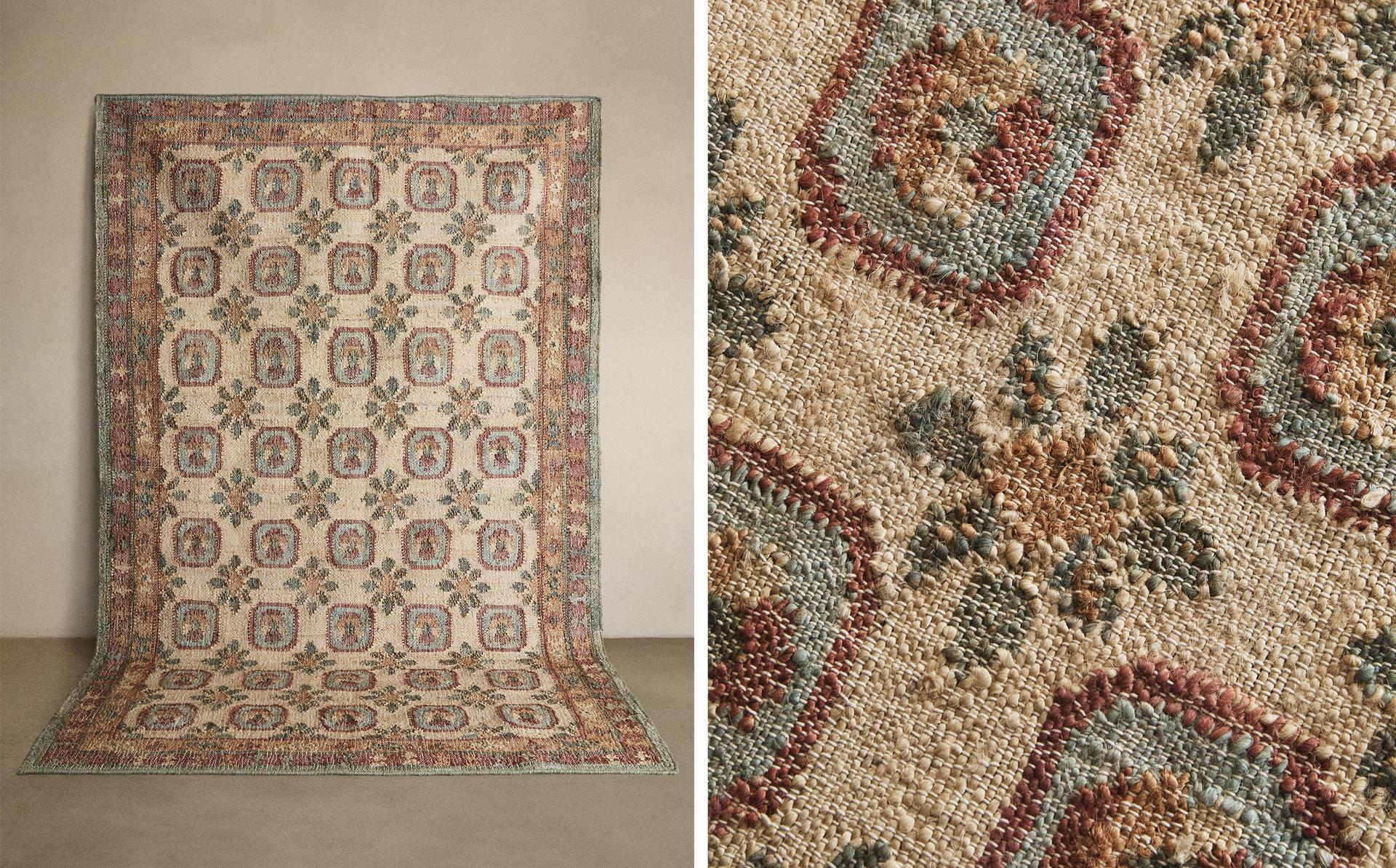 VINTAGE DESIGN JUTE RUG VINTAGE DESIGN JUTE RUG