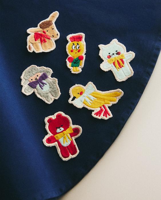 KIDS’ X THE ANIMALS OBSERVATORY PATCHES (PACK OF 6)