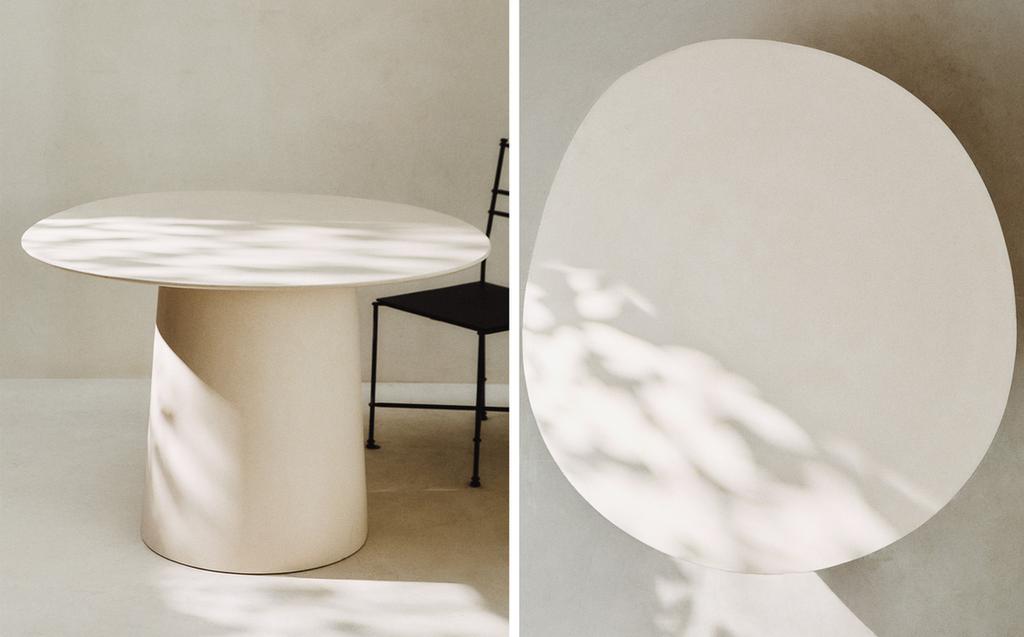 TAULA RODONA DE CIMENT