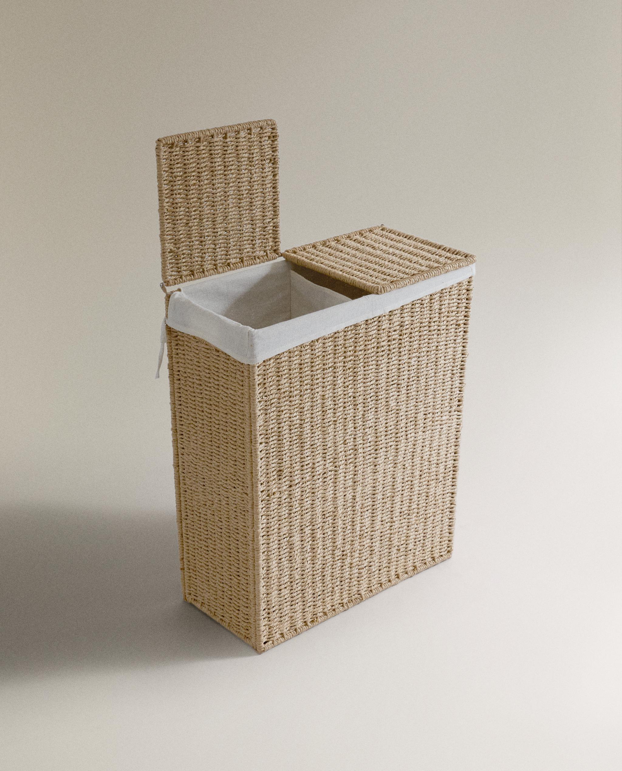 LAUNDRY BASKET WITH TWO COMPARTMENTS product thumbnail 9