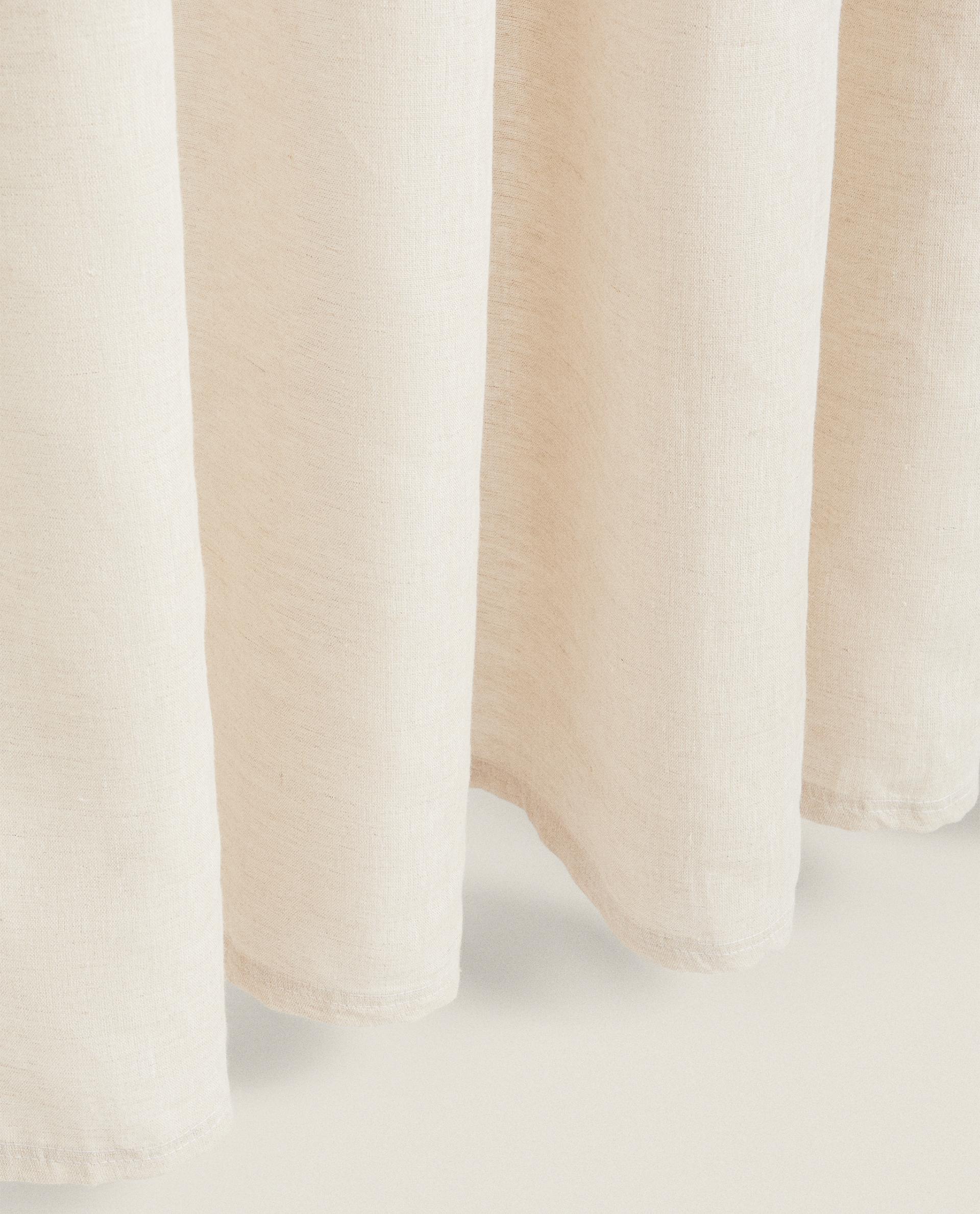 DOUBLE WIDTH LINEN CURTAIN WITH MEDIUM OPACITY product thumbnail 14