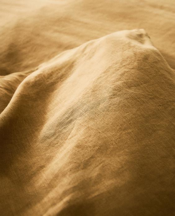 WASHED LINEN DUVET COVER (140 GxM²) WASHED LINEN DUVET COVER (140 GxM²)