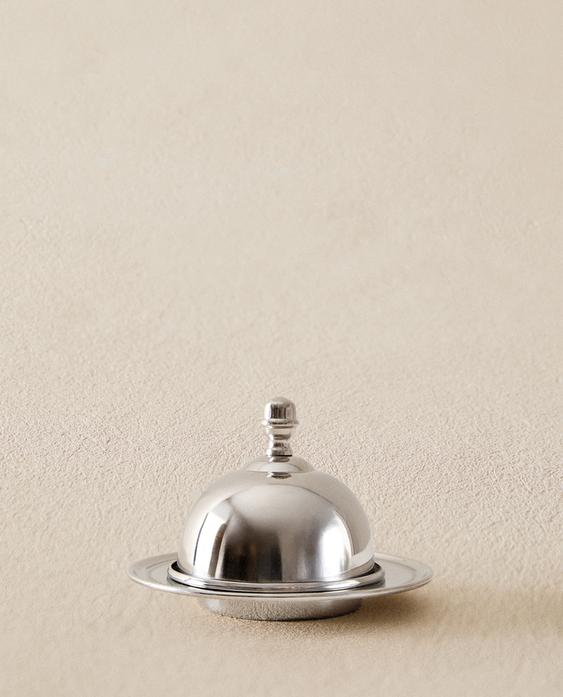 STEEL BUTTER DISH