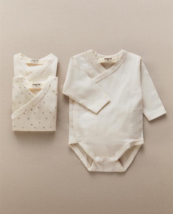 PACK OF PRINTED BABY BODYSUITS