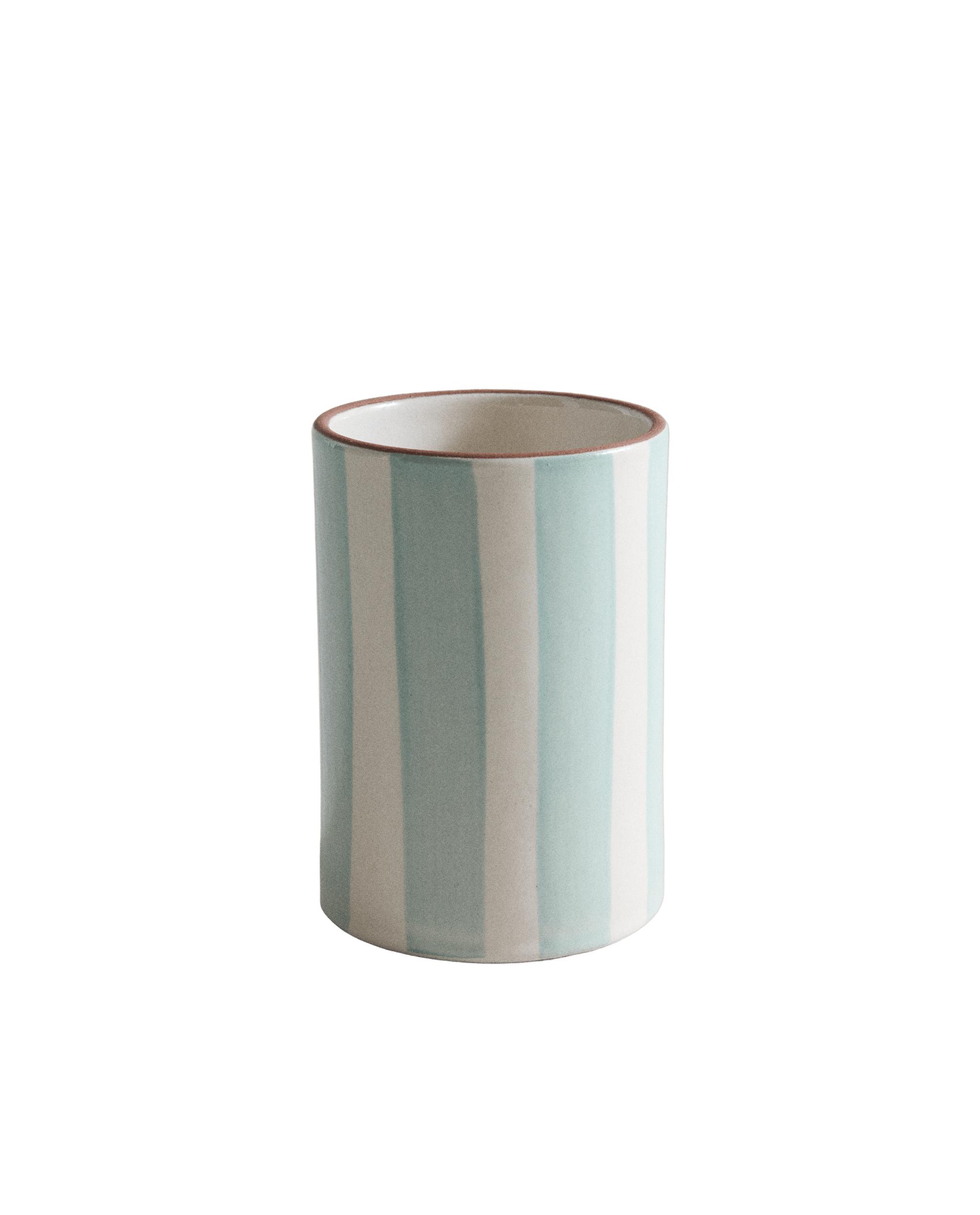 STRIPED CERAMIC TOOTHBRUSH HOLDER product thumbnail 6