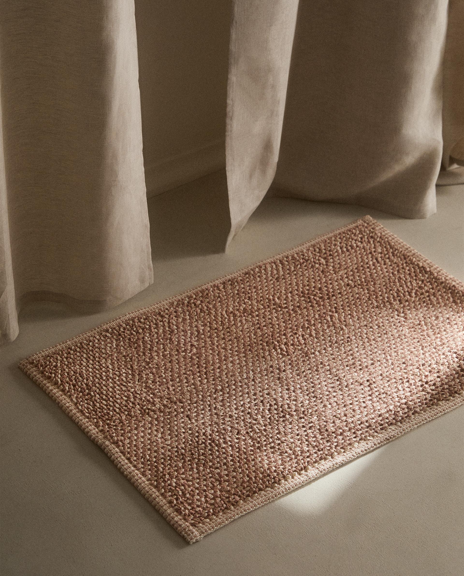 TEXTURED TERRY BATH MAT | Zara Home UAE - ABU DHABI/AL AIN/RAS AL-KHAIMAH‎