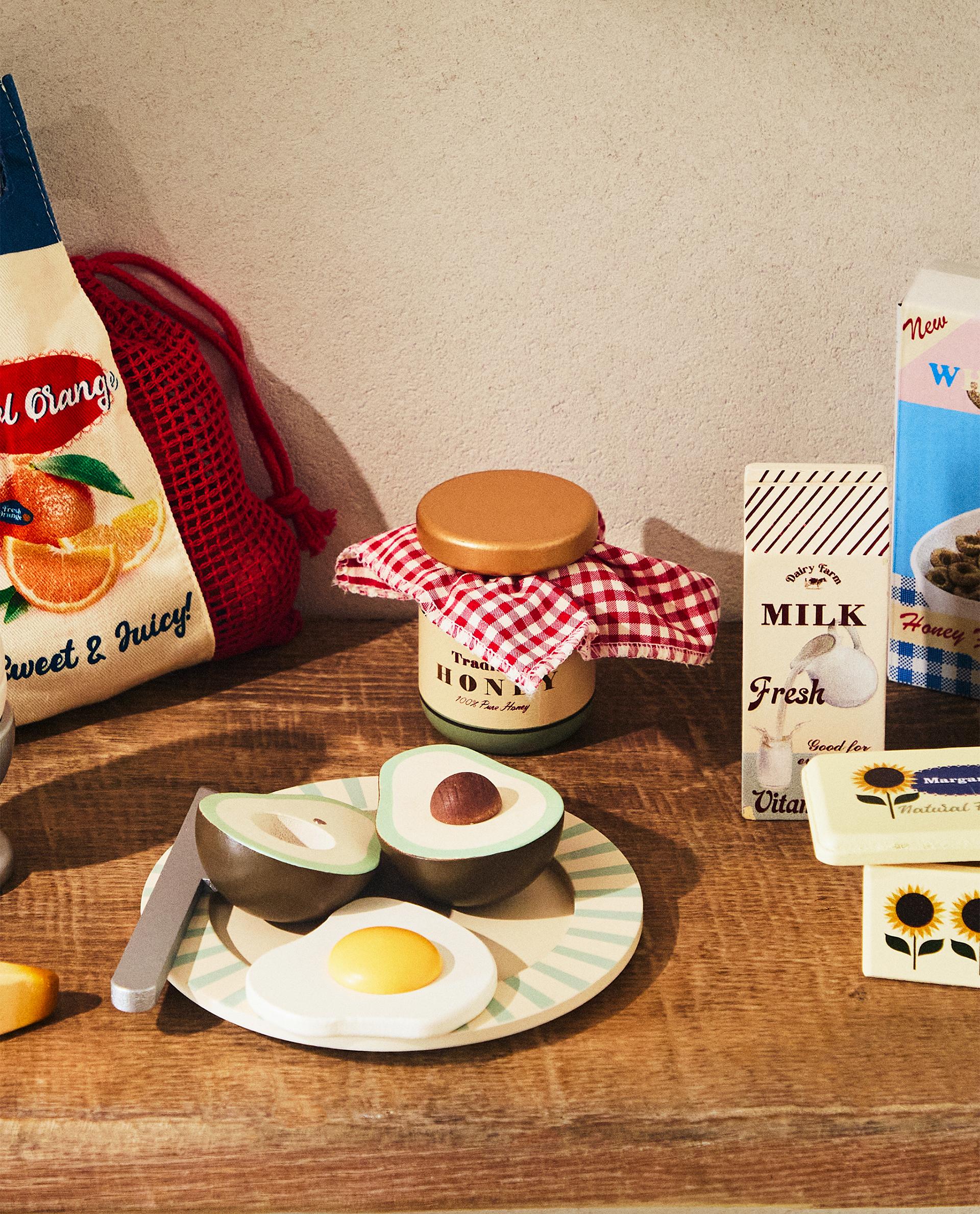 JOUET ENSEMBLE NOURRITURE PETIT DÉJEUNER