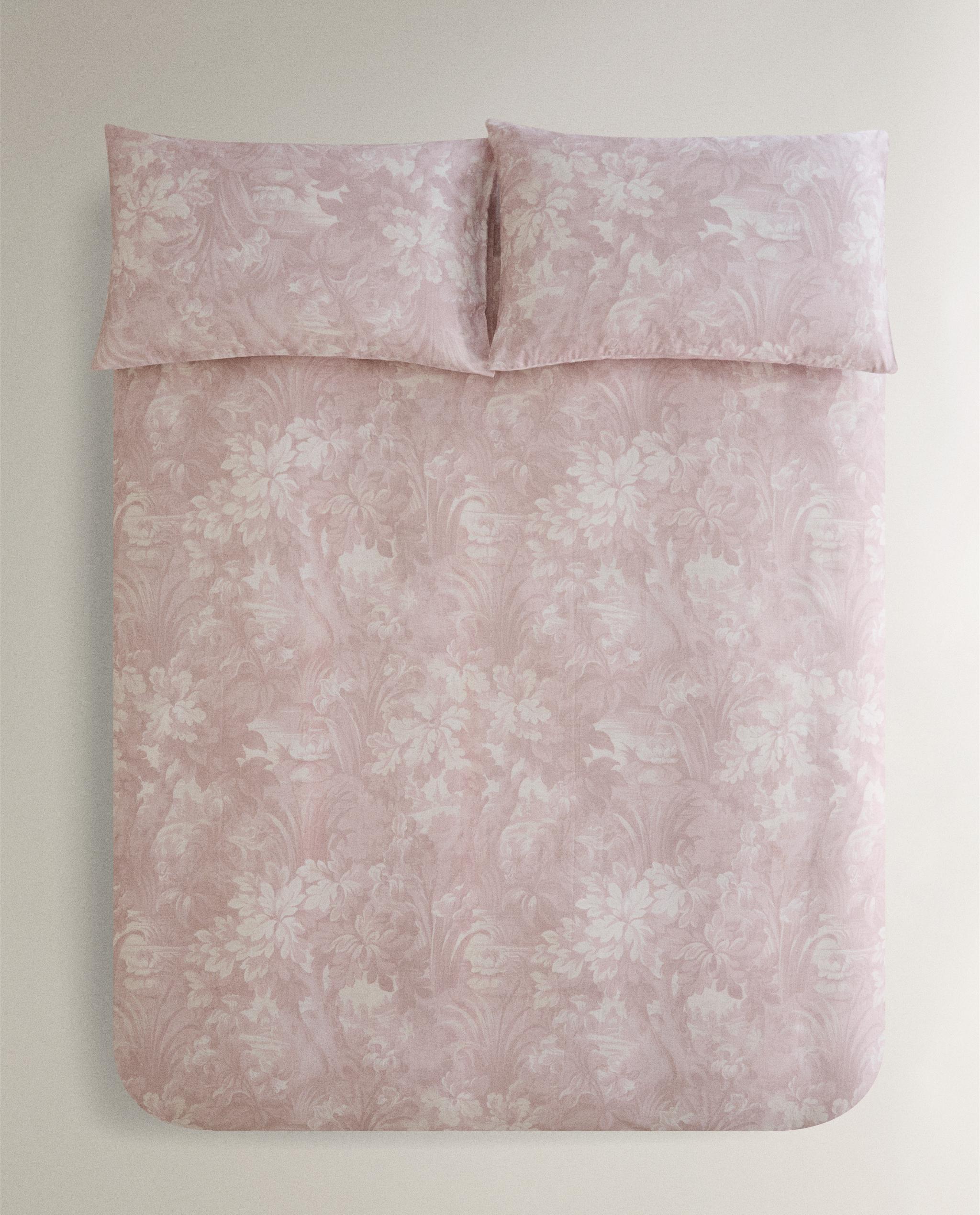 DUVET COVER WITH FLORAL AND BRANCH PRINT product thumbnail 3