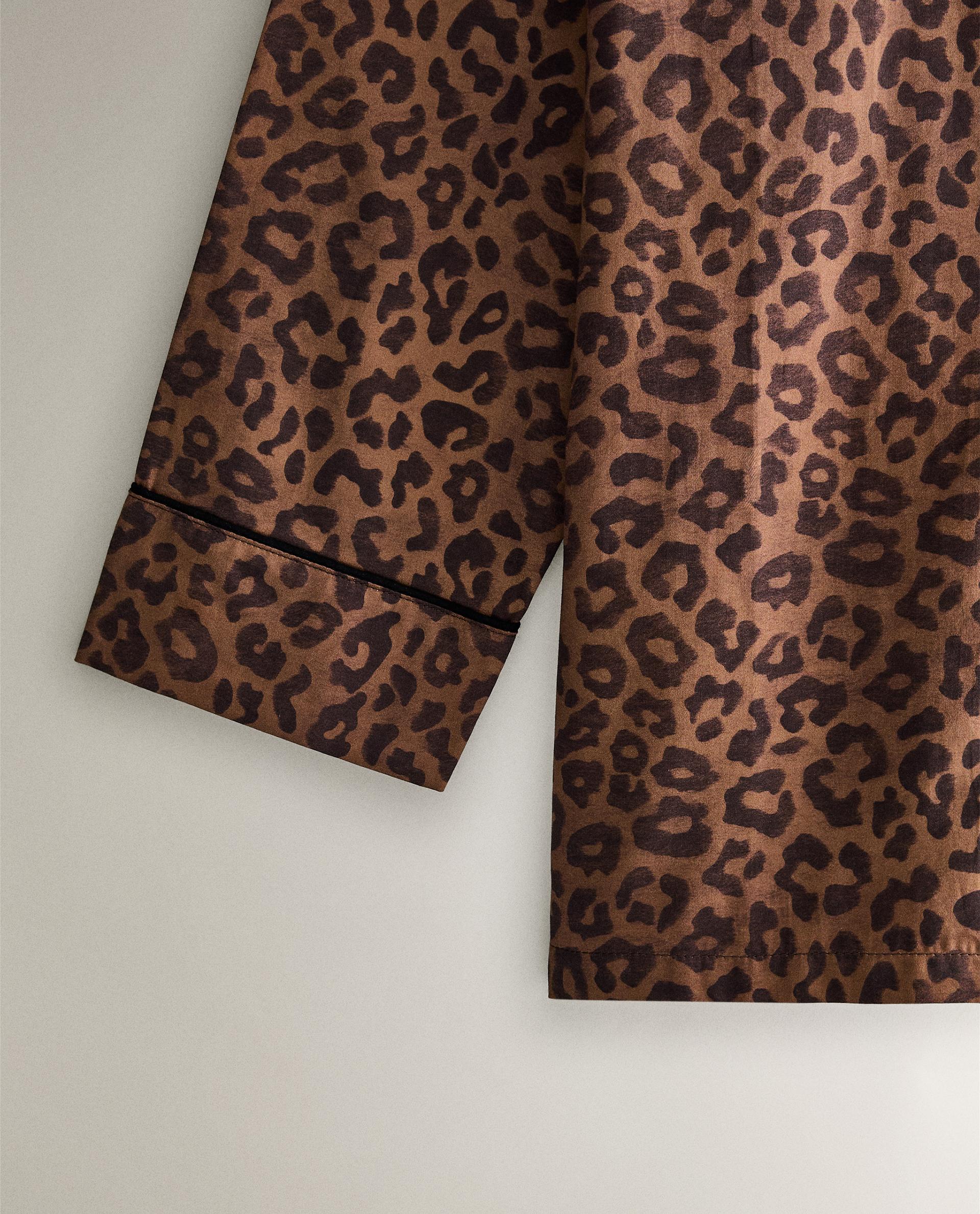 Camisa leopardo hombre zara online